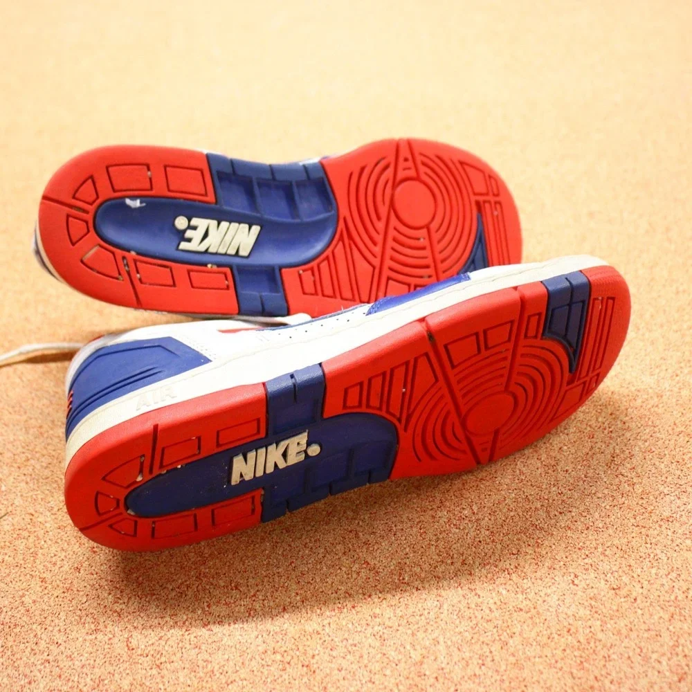 VINTAGE 2003 DS Nike Air Force 2 Low (GS) 6.5Y White Blue Ribbon-Red 306527-143